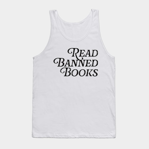 Read Banned Books Tank Top by cjustdesigns